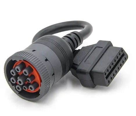 

Кабель-удлинитель J1939 9PIN (гнездо) - OBD2 16PIN (гнездо) для диагностики грузовиков Cummins