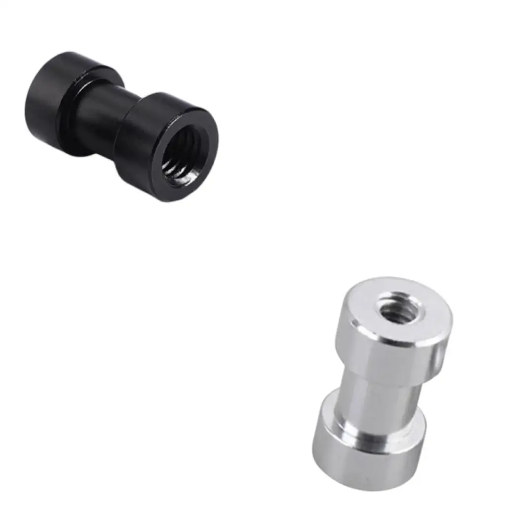 Aluminum Tripods Screw Adapter 3/8 Female to 1/4 Female for Light Stands and Flash Triggers