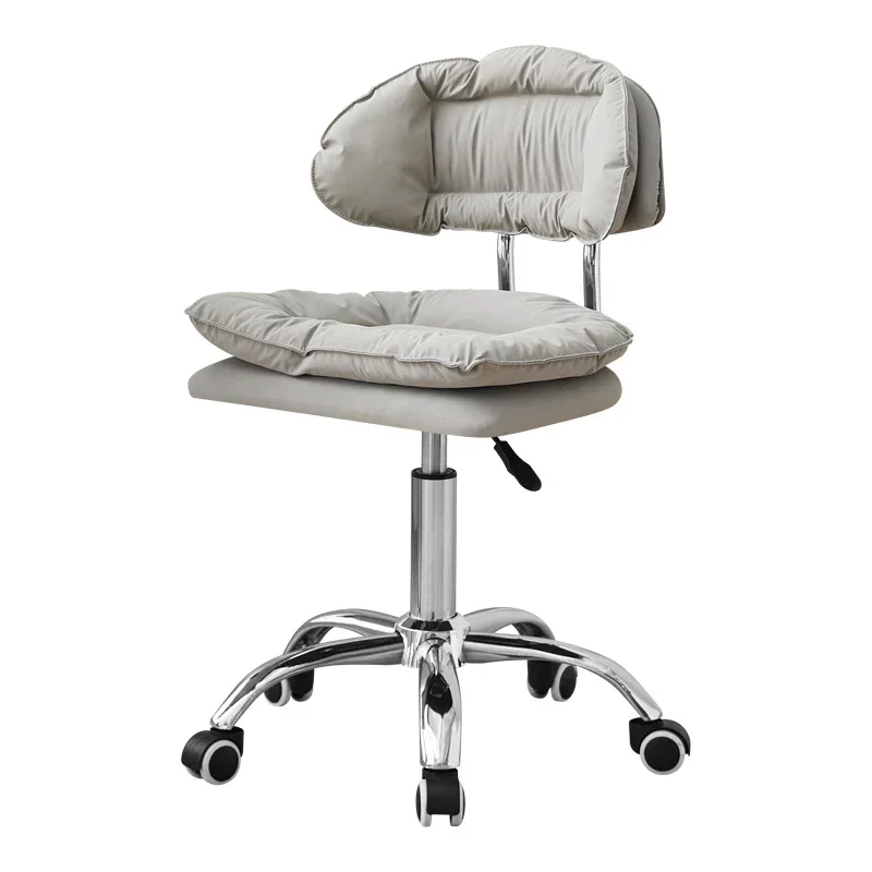 Bar Chair, Computer Chair, Pulley, Lifting and Rotating Beauty Front Desk, Soft Bag, Manicure, Student Backrest Stool