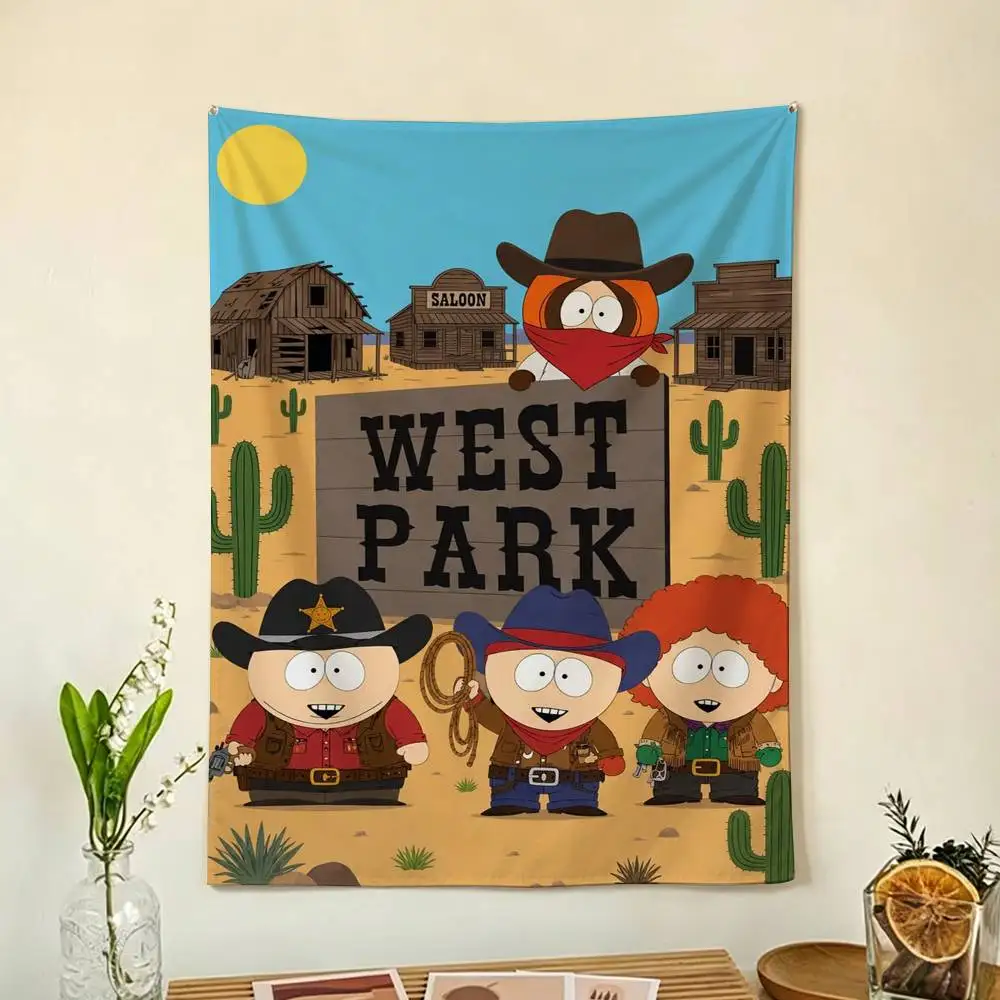 Animated Series South Comedy Park Flag Outdoor Decorations for Bedrooms Home Decor Items Decoration Banners