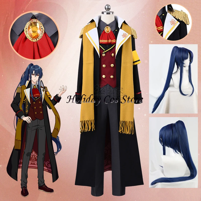 Hot Game Anime Promise Off Wizard Central Country Oz Cosplay Costume Shirt Pant Coat Suit Uniform Wig Halloween Christmas Party