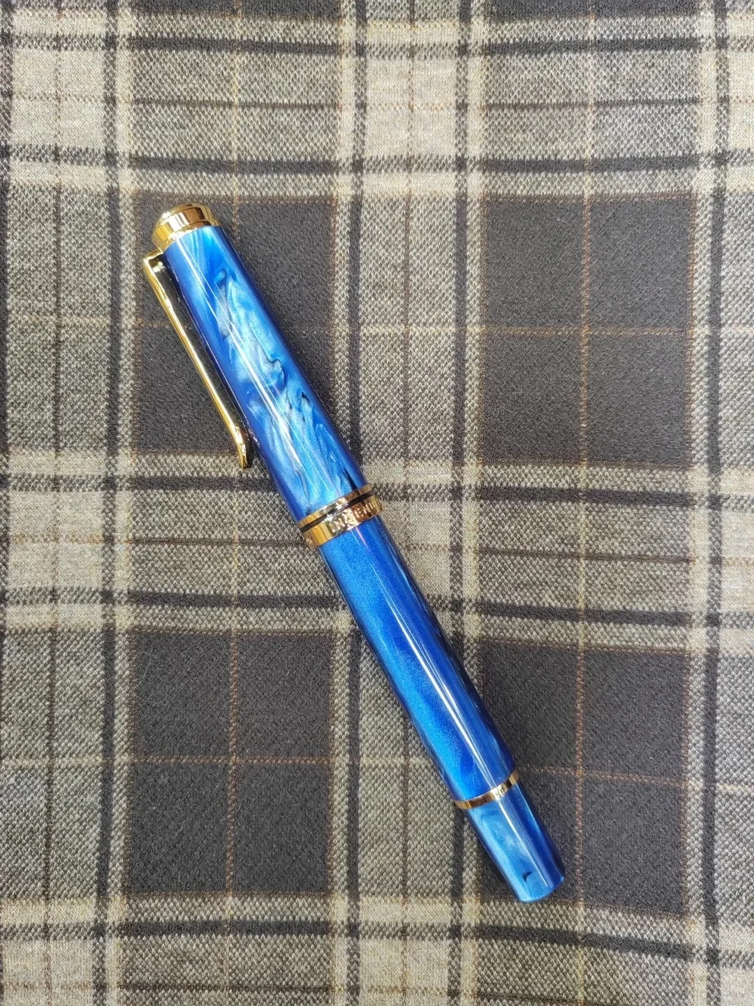New Admok M800 Fountain Pen Acrylic Gold/Silver Bock Schmidt F/M/EF/B 0.5/0.7/1.0MM Nib Ink Pen Business Office Supplies Gift