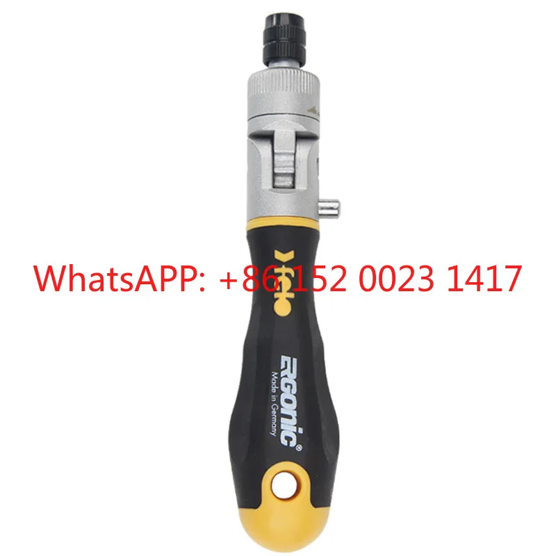 مفك براغي بسقاطة ألماني FELO أصلي، مقبض دفعة لولبية بديلة لرأس متعددة الوظائف