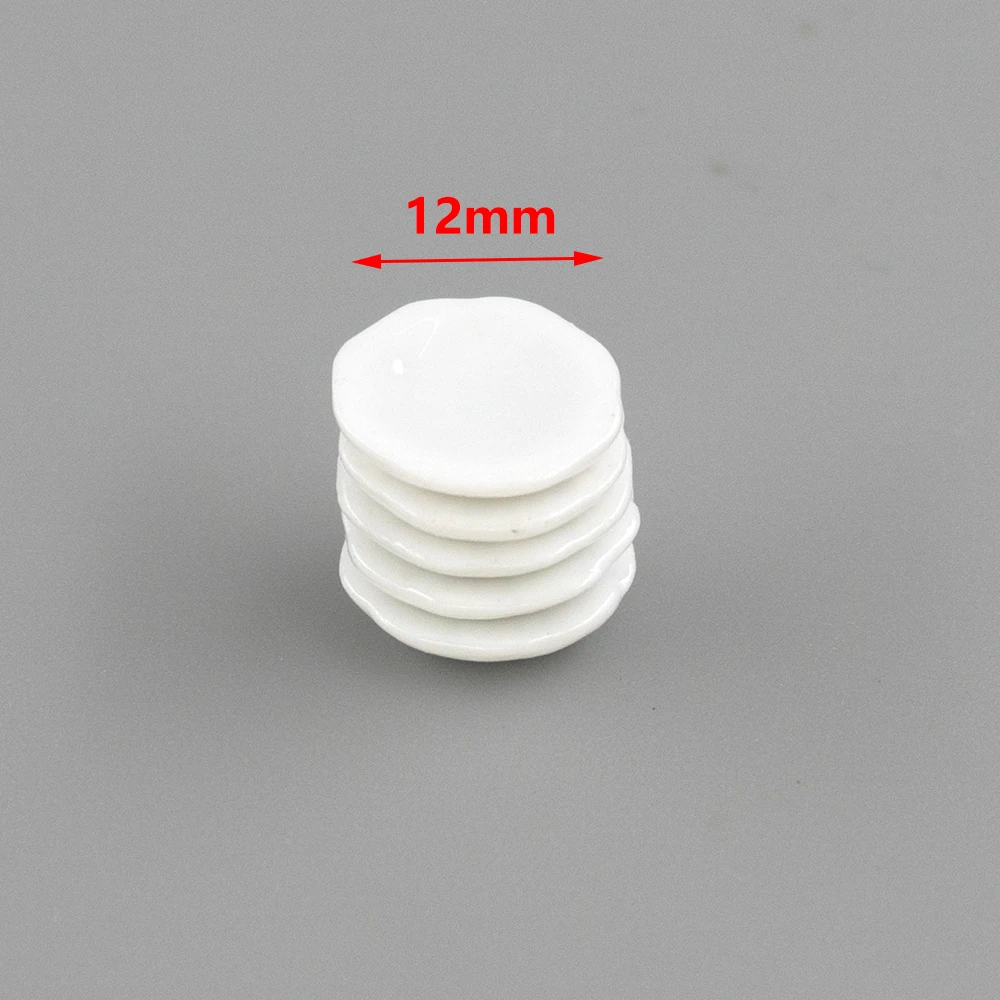 5 قطعة 1/12 دمية مصغرة اكسسوارات صغيرة السيراميك الغذاء لوحة محاكاة طبق الفاكهة لعبة لدمية ديكورات منزلية