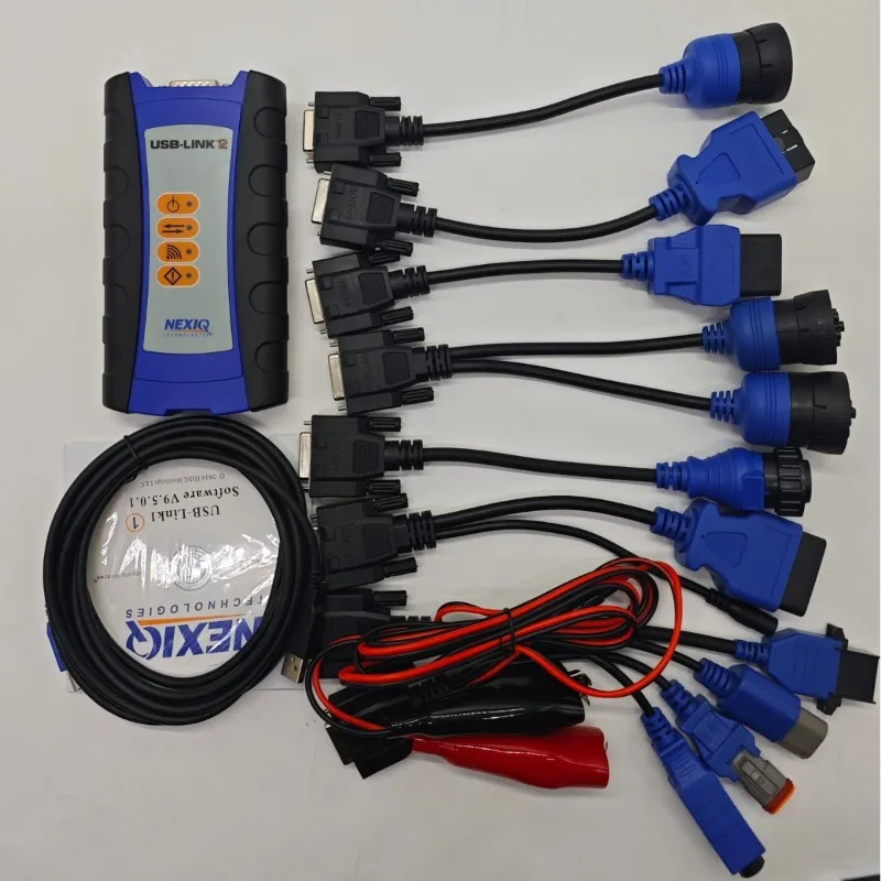 ملحقات تشخيص شاحنة وصلة USB NEXIQ2، واجهة دبوس DB26 احترافية مع توافق OEM للخدمة الشاقة J1939 J1708