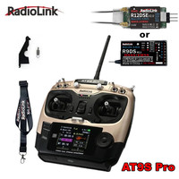 Radiolink AT9S Pro 2.4G 12CH DSSS FHSS Transmitter for RC Model Airplane Drones with R9DS Receiver Support SBUS PPM PWM