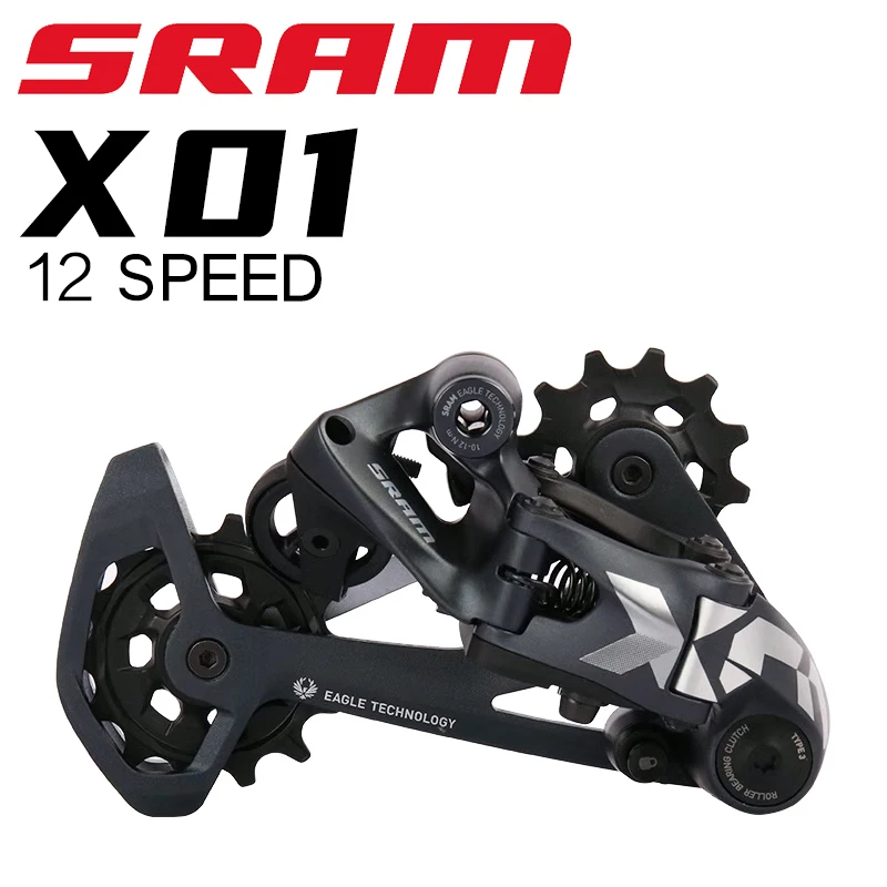 

SRAM X01 EAGLE XO1 1X12 Speed MTB Mountain Bicycle Groupset Rear Derailleur Black Max Tooth 52T Bike Kit Part