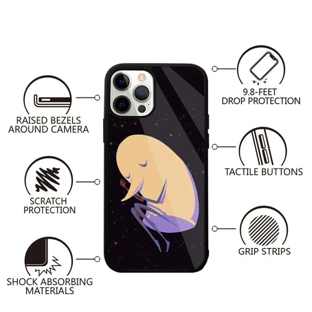 G-Goodnight P-Punpun Phone Case For iPhone 16,15,14,13,12,11,Plus,Pro,Max Mini Magsafe Magnetic Wireless Charging