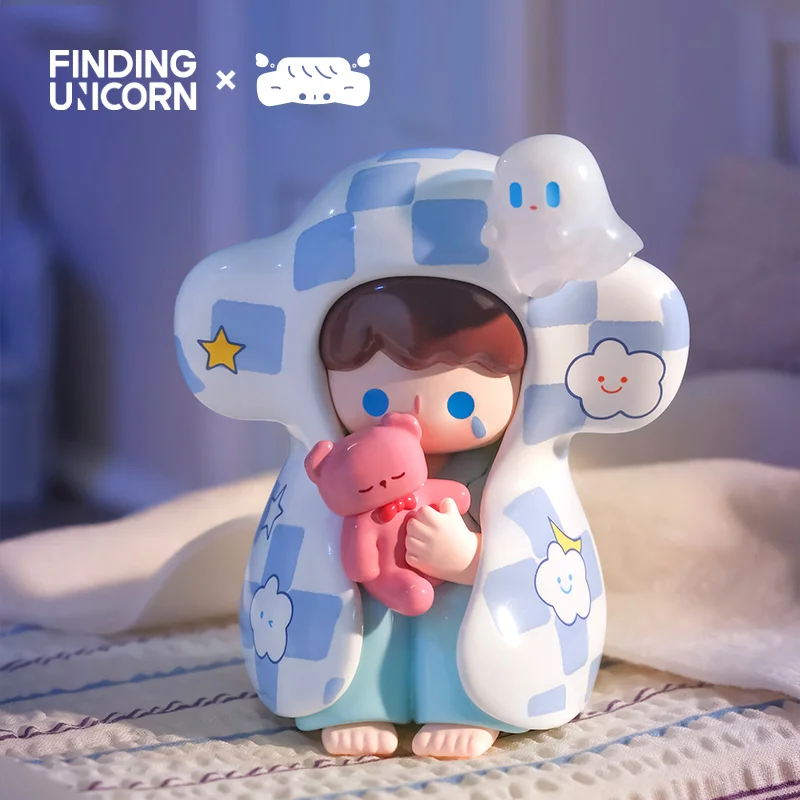 Finden Einhorn Insel weiße Nacht endlose Nacht Serie Blind Box Spielzeug Figuren Mystery Bag Kawaii Geschenke Geburtstags kind Kind Junge