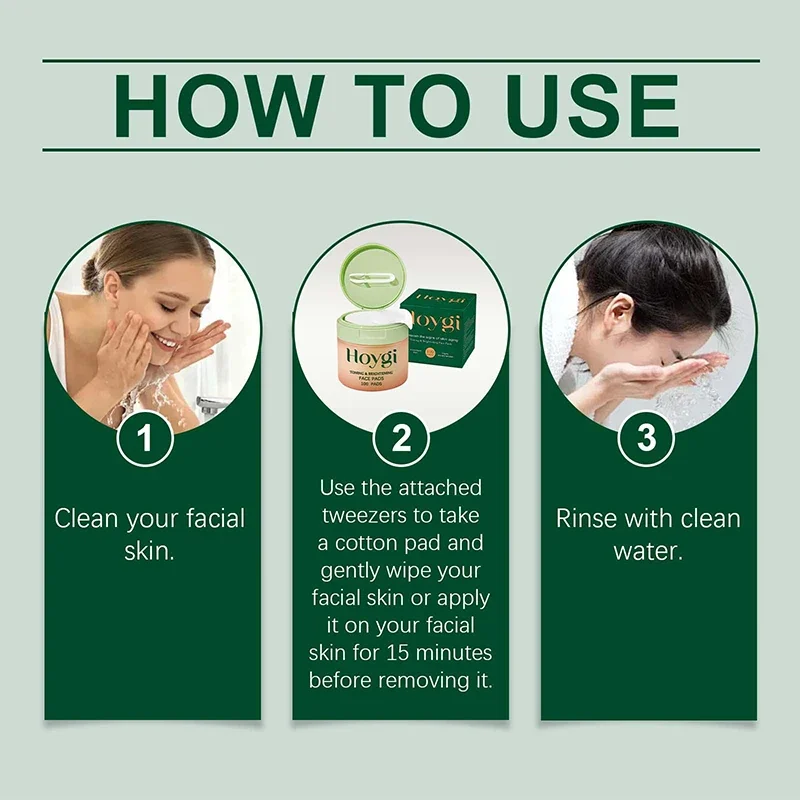 الكورية العناية بالبشرة التطهير وسادات قطنية Centella Asiatica Niacinamide الببتيد اليومية ترطيب عميق ترطيب الحبر وسادات قطنية