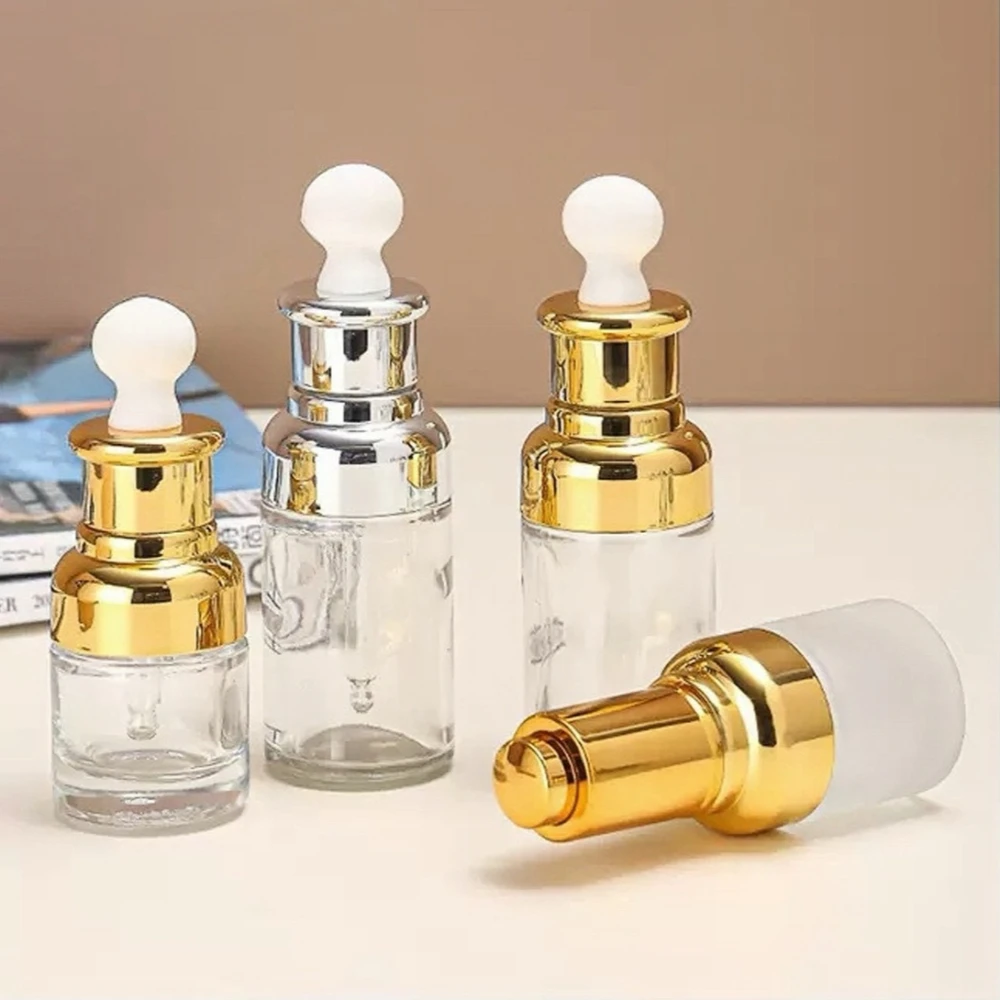 20/30/40ml Glass Dropper Bottle Essential Oil Aromatherapy Eye Drop Travel Vial Refill Perfume Container Travel Pipette Bottles