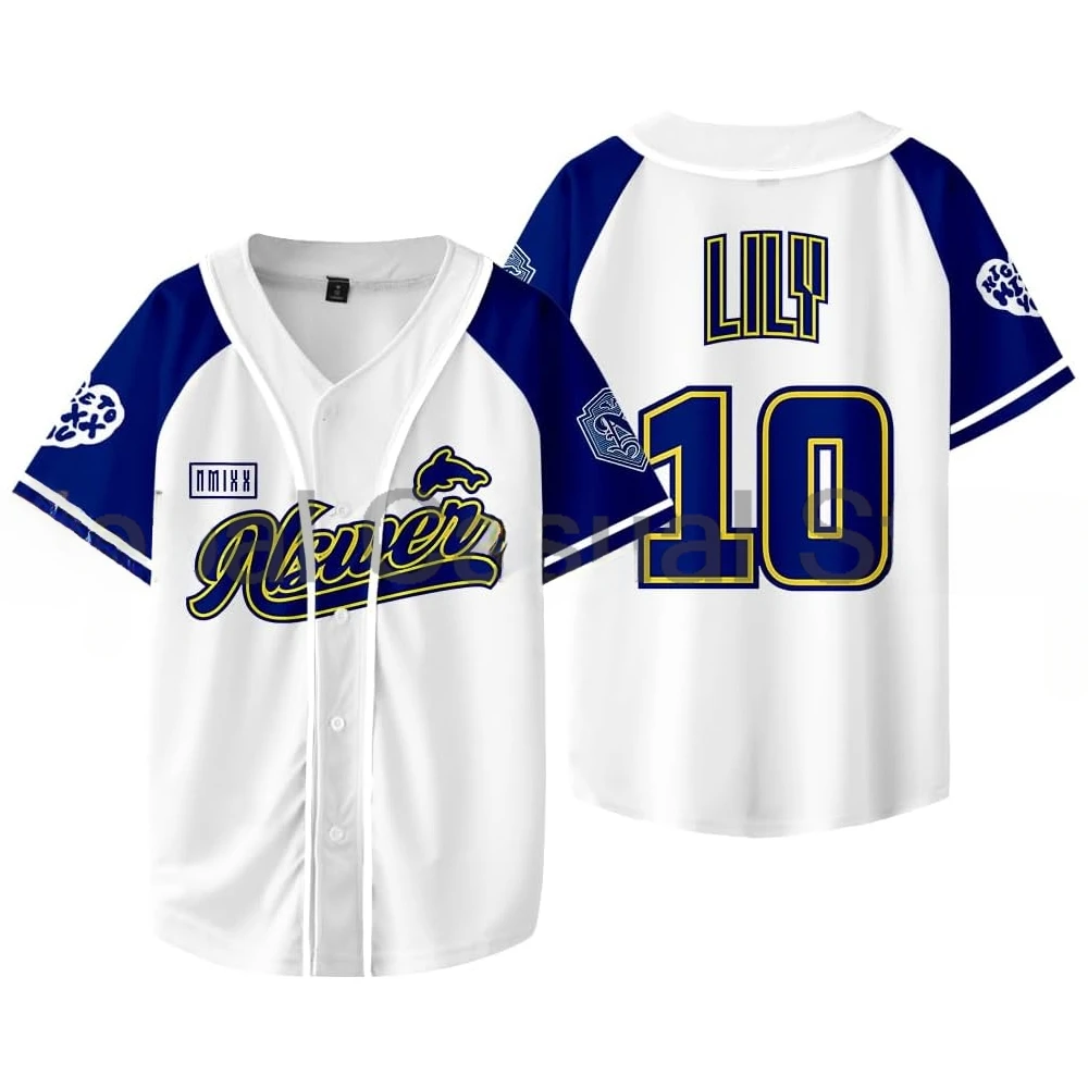 NMIXX へウォン HAEWON ベースボールユニフォーム ユニフォームシャツ KPOP NMIXX Baseball Jersey T-shirt LILY HAEWON SULLYOON BAE JIWOO