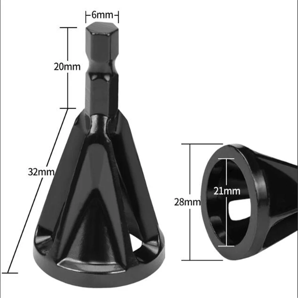 Deburring Outer Chamfer Chamfering Device Three-edged Edger Bolt Screw Chamfering Knife External Scraper