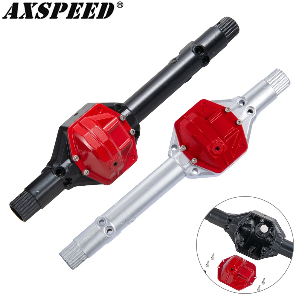 

AXSPEED Aluminum Alloy Front Rear Axle Housing for Axial Wraith 90018 1/10 RC Crawler Climbing Car Axle Shell Parts