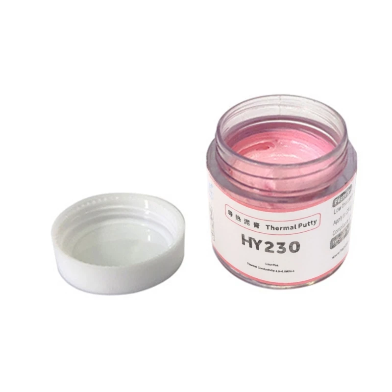 HY234 Pink Thermal Grease CPU Chipset Cooling Compound Silicone Paste Plaster Heat Sink Compound 4.0W/m-k