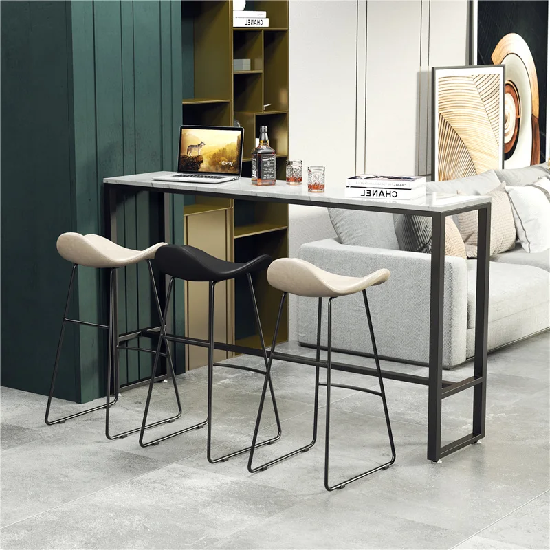 European Luxury Bar Stools Reception Desk Bench Relaxing Nordic Bar Stool Living Room Italian Barkrukken Postmodern Furniture