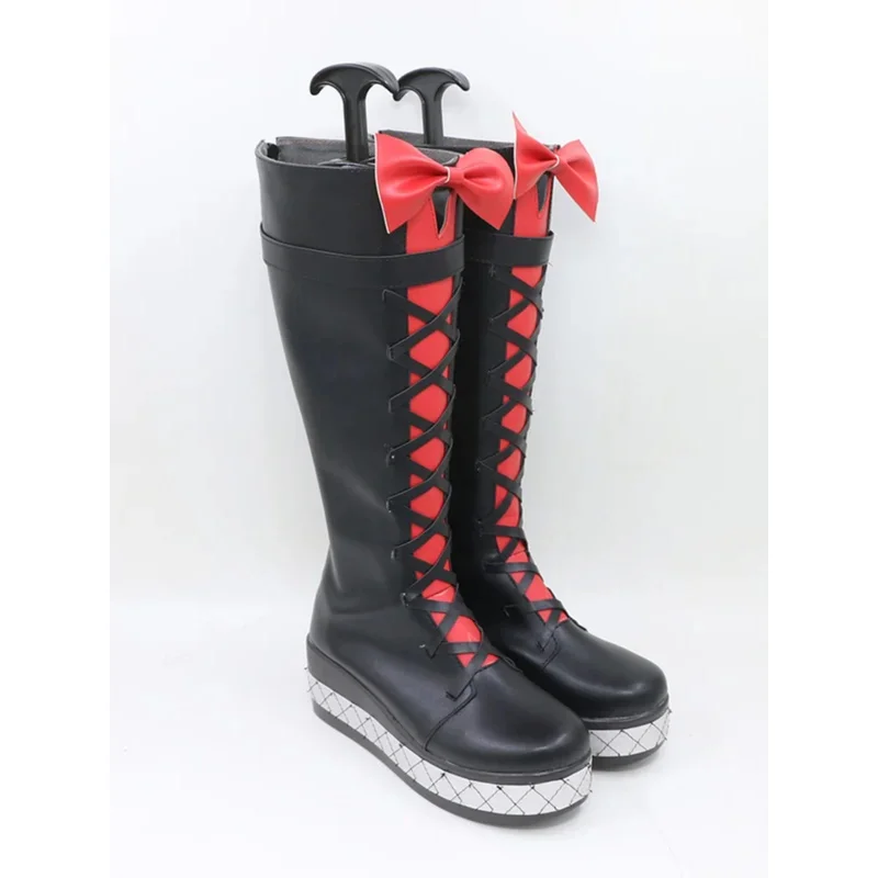 

2025 11 Witch M Andersondotter Genshin Impact, реквизит для косплея, обувь из искусственной кожи, карнавальные ботинки на Хэллоуин, индивидуальный заказ