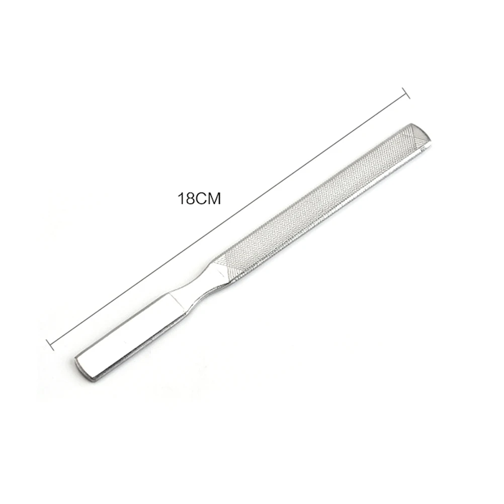 

6 Pcs Small Nail File Tools Smoother Stainless Steel Coarse and Buffer
