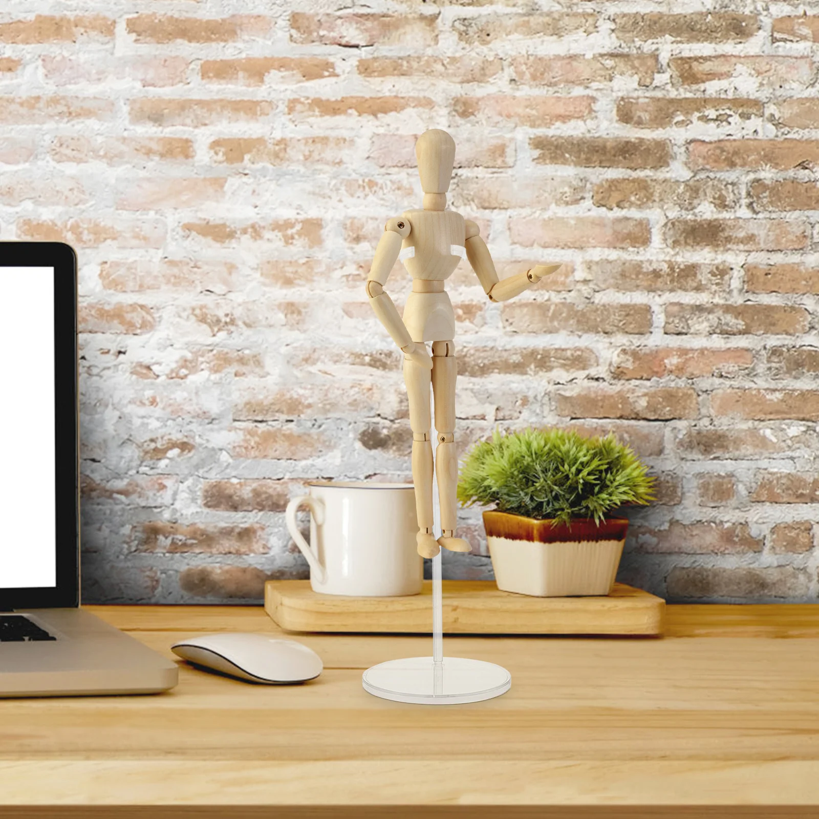 

Clear Transparent Display Holder Portable Figure Stable Display Stand for Home Adjustable Figure Holder