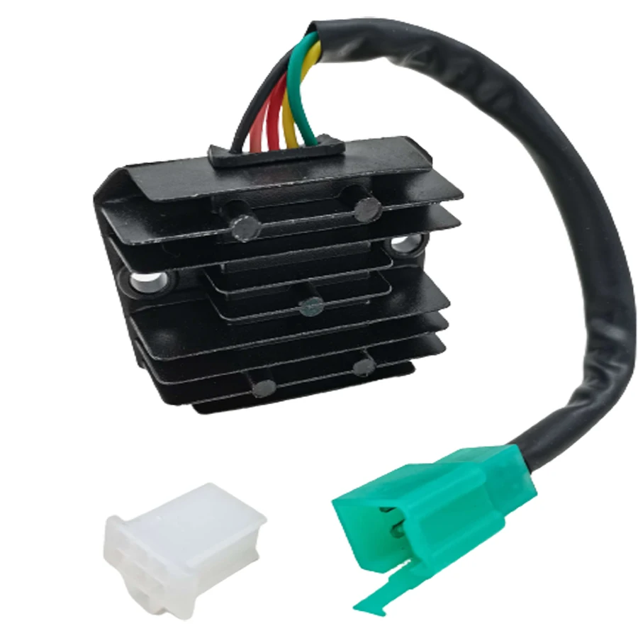 

B177 Motorbike FXD 125 FXD125 Voltage Regulator Rectifier Male Female Plug 5 Line Stabilizer Voltage Regulator Current Rectifier