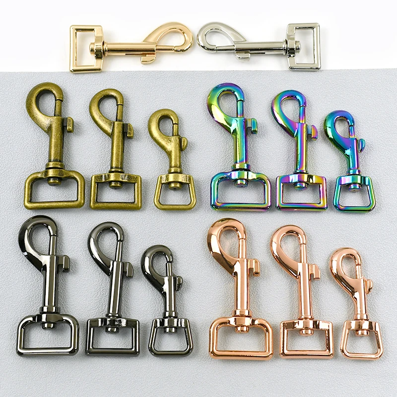 

2-10Pcs Metal Swivel Lobster Buckles 15/20/25mm Handbag Strap Connect Hook Buckle Keychain Trigger Snap DIY Bags Accessories