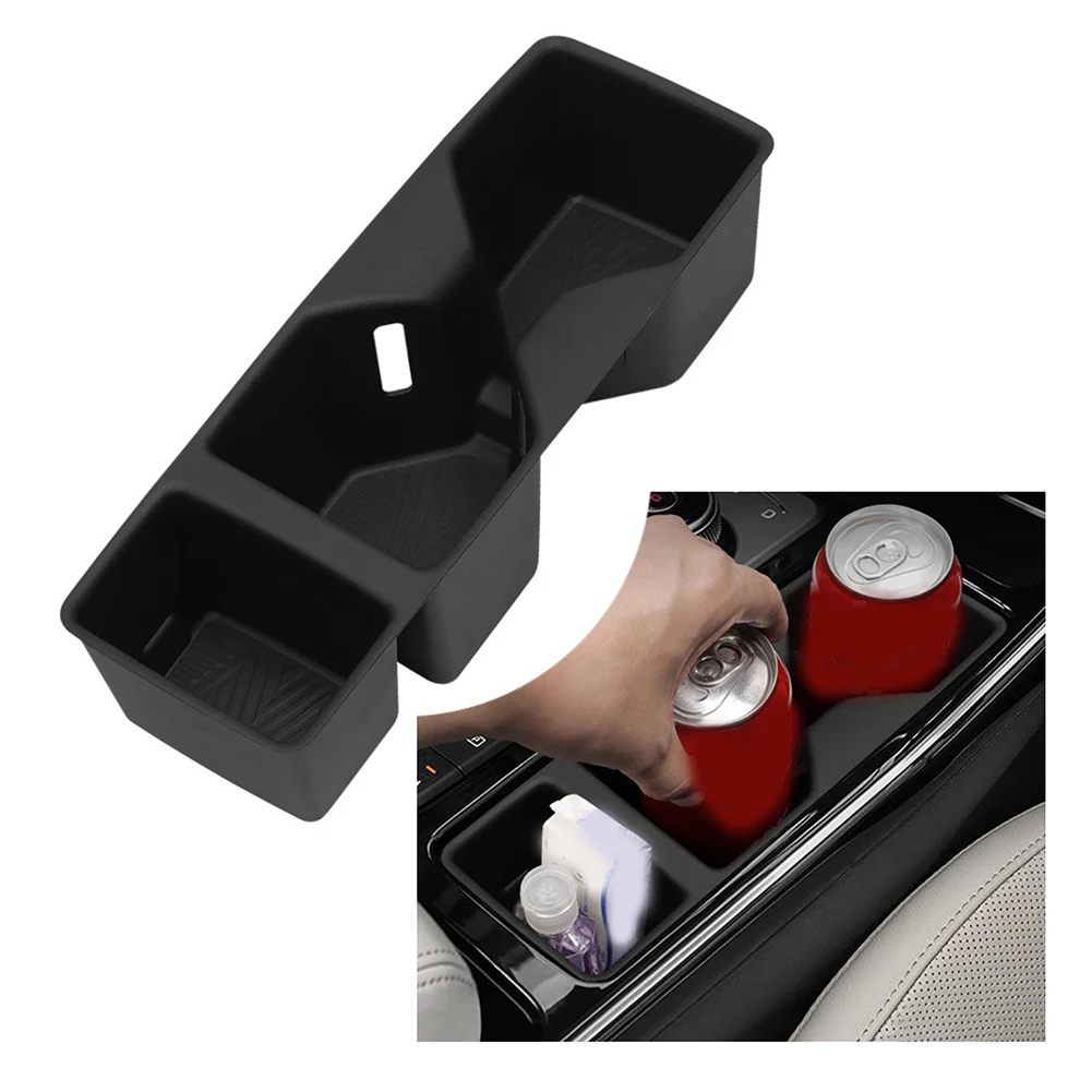 

Center Console Cup Holder For Sorento Accessories 21-25 Center Console Cup Cover Protector Anti-Slip Mat Accessories Black