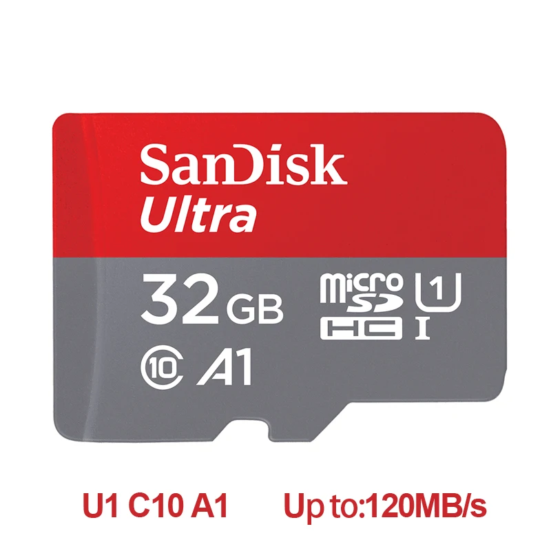 SanDisk-スマートフォン用マイクロSDカード,クラス10 TFメモリカード,32GB, 64GB, 128GB, 256GB, 512GB,テラバイトGB,100% オリジナル