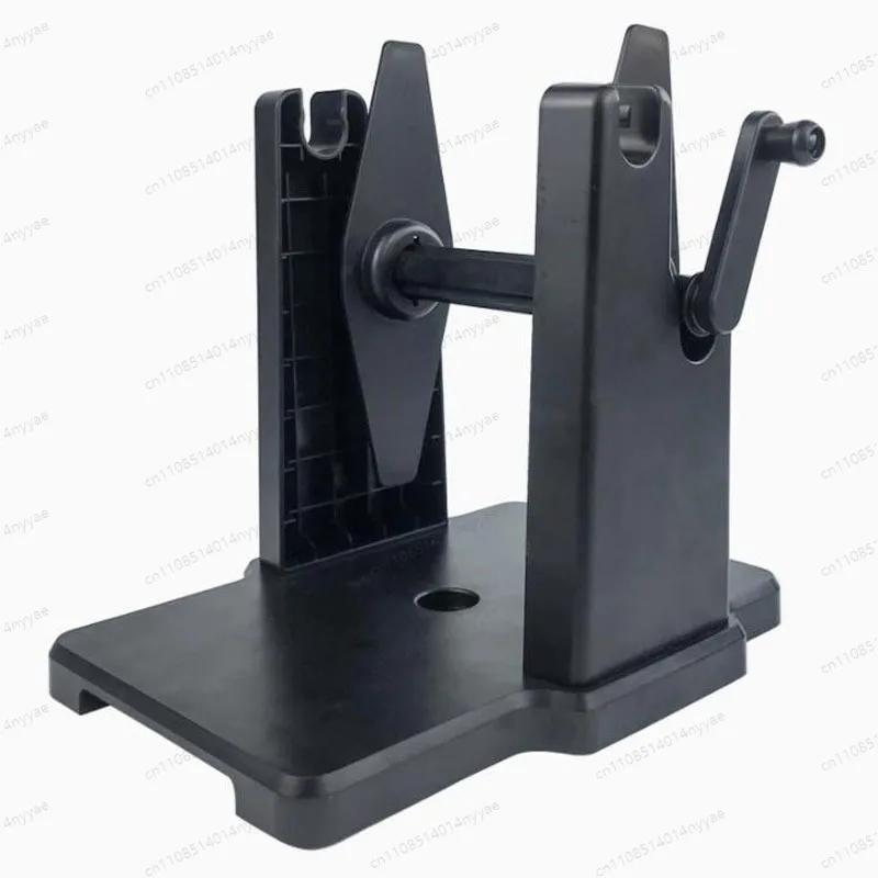 Large Roll Label Holder Manual Winding Bracket Universal Manual Crank Label Rewinder Printer External Barcode Paper Holder
