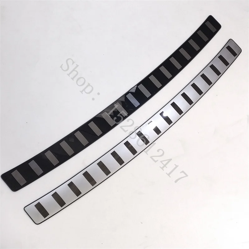 For Mercedes-Benz GLC 2016 2017-2022 Stai Scuff Plate/Door Sill Rear Bumper Protector Sill Trunk Tread Plate Trim Accessory