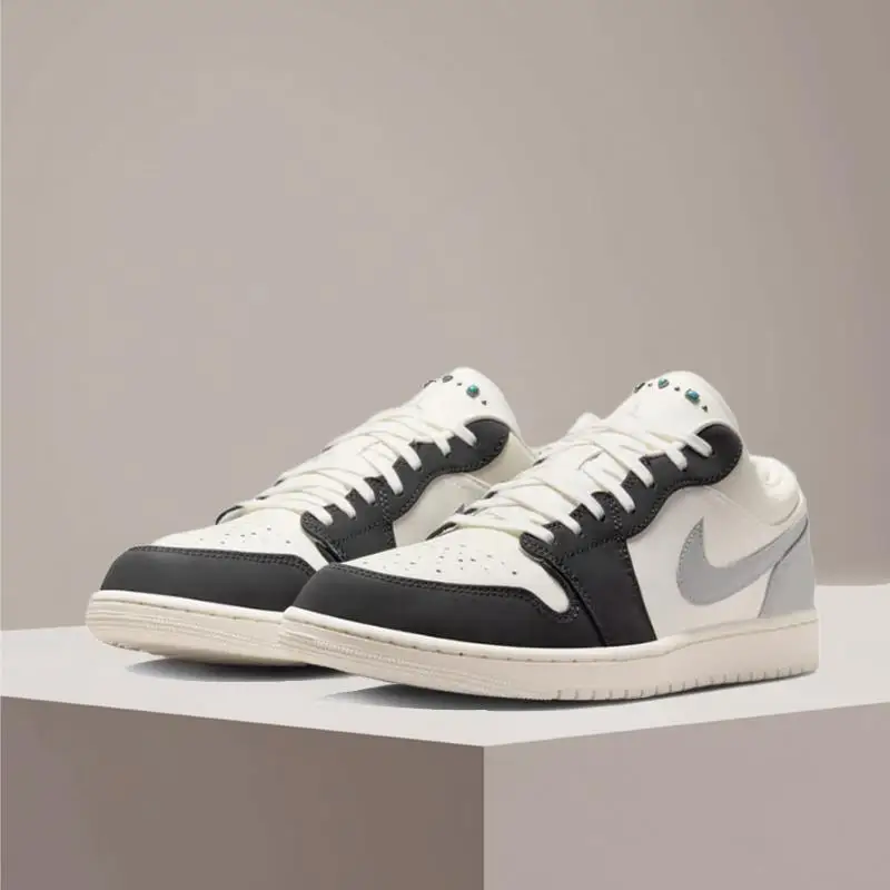 Nike Air Jordan 1 Low Unisex Cushioned, Slip-Resistant, Durable Classic Performance Basketball Shoes IO2242-101