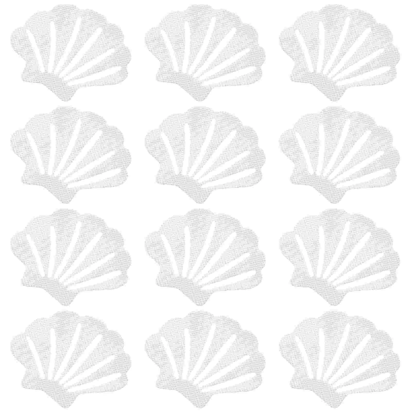 

TOPBATHY Bathroom Anti-slip Stickers Sea Shell Shape Bathing Safety Floor Decals Nonslip Bathroom Stickers