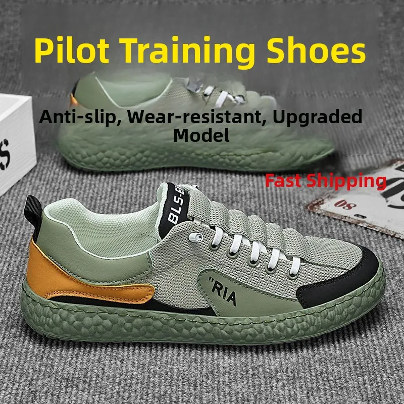 Comfortable Men's Sports Shoes Breathable Mesh Slip-On Soft Bottom Casual Sneakers Trendy All-Season round Toe Low Top