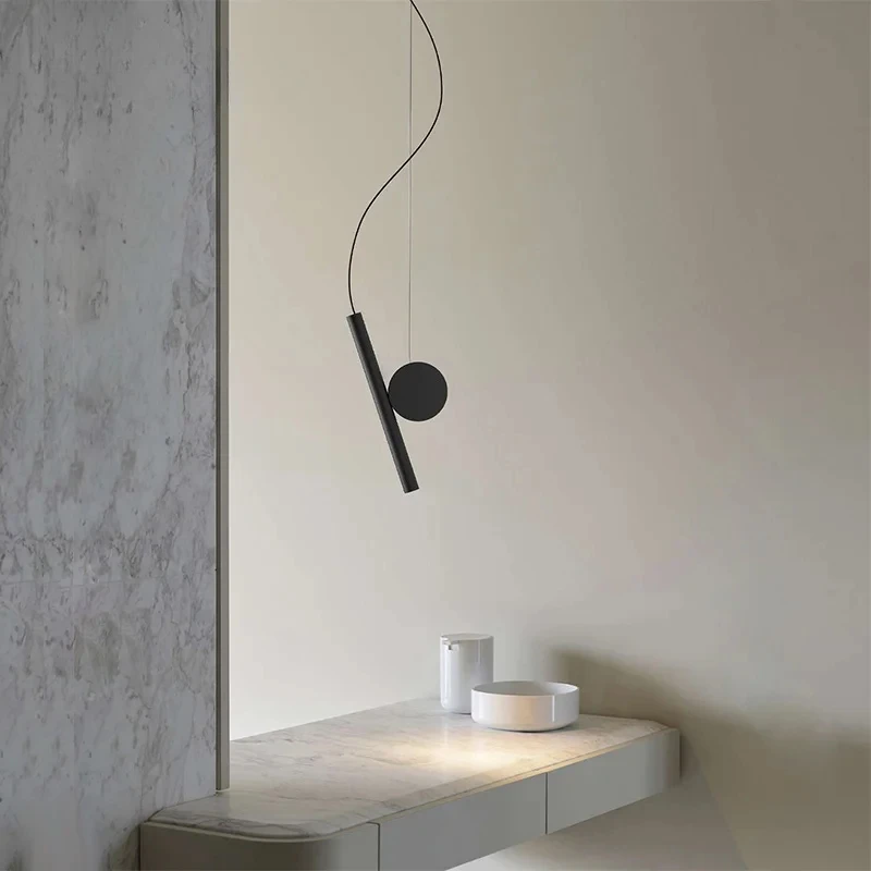 

Minimalist Nordic Zen creative pendant lamp bedroom bedside bar small light