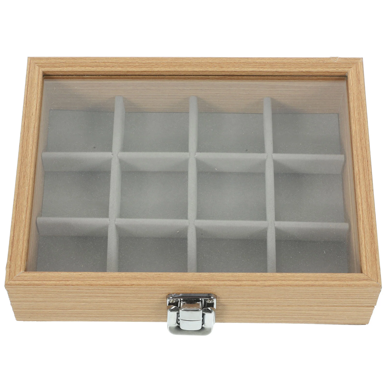 

Girl Wooden Jewelry Box Man Display Cabinet Vintage Case Alloy Holder Organizer