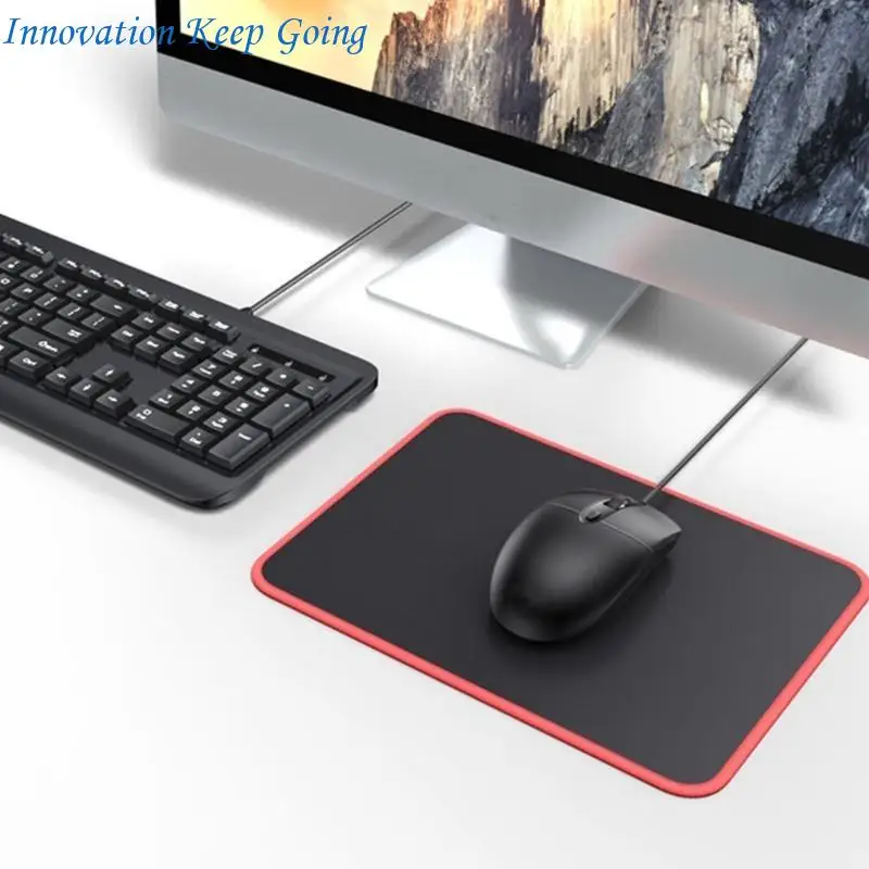 E65C High Sensitivity Mousepad Gaming Mouse Pad AntiSlip Rubber Base Mouse Mat