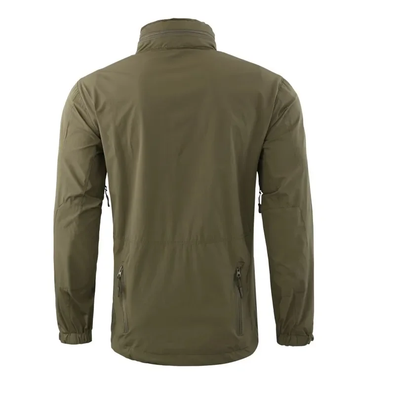 Men Outdoors Tactical Shark Skin SoftShell Coat Climbing Camping Clothes Thin Tactics Sports Male Hunting Waterproof