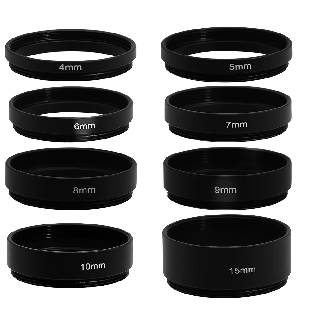 4/5/6/7/8/9/10/15/20mm Astronomical Telescope T2 Extension Tube M42x1mm Mounting Thread Adapter Ring M42 To M42 Extenders