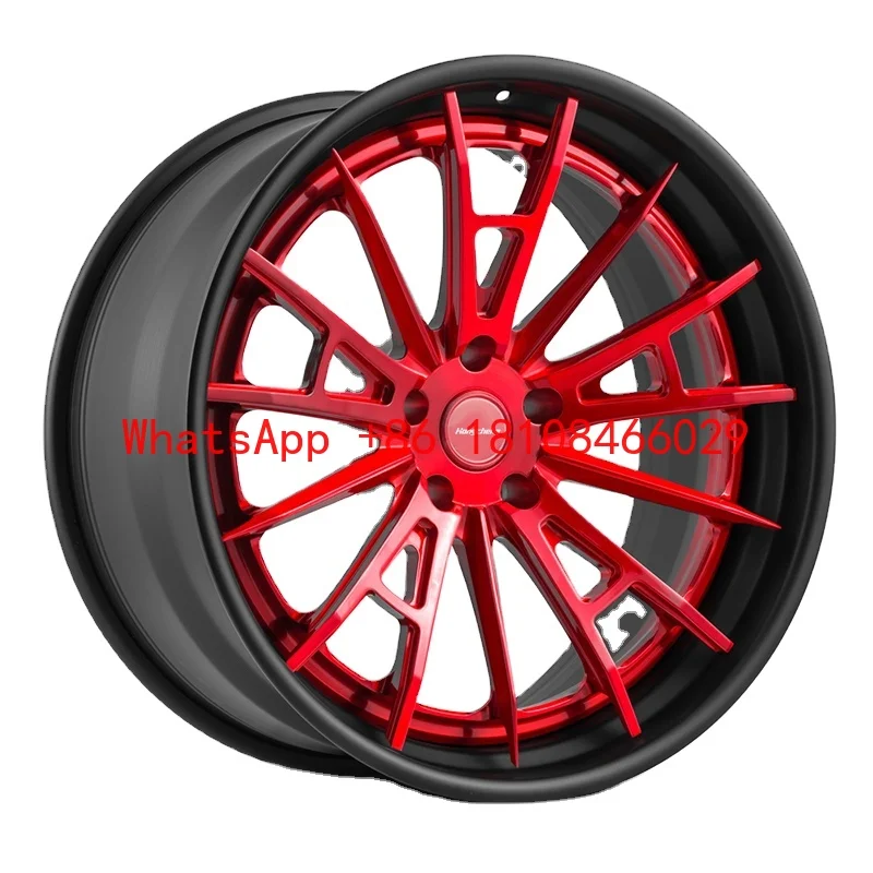 

15-24-дюймовые кованые диски с глубоким конкейвом и множеством спиц, 2-составные, 5x114.3 5x120 для легковых автомобилей