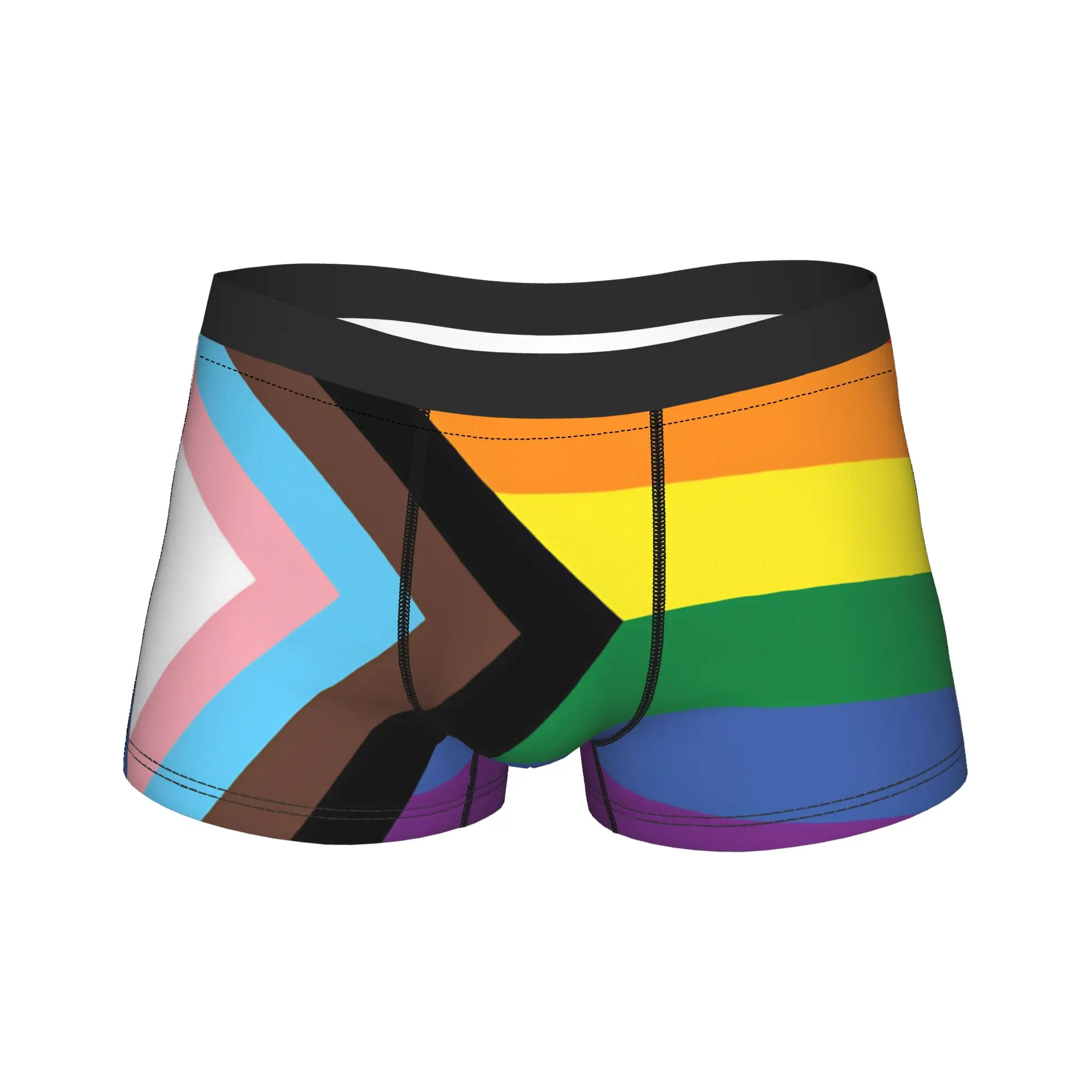 Agender Lgbt Trunk Yaoi Boy Love 3D Pouch Underwear Hot Sale Custom DIY Boxer Brief Classic Males Panties Big Size