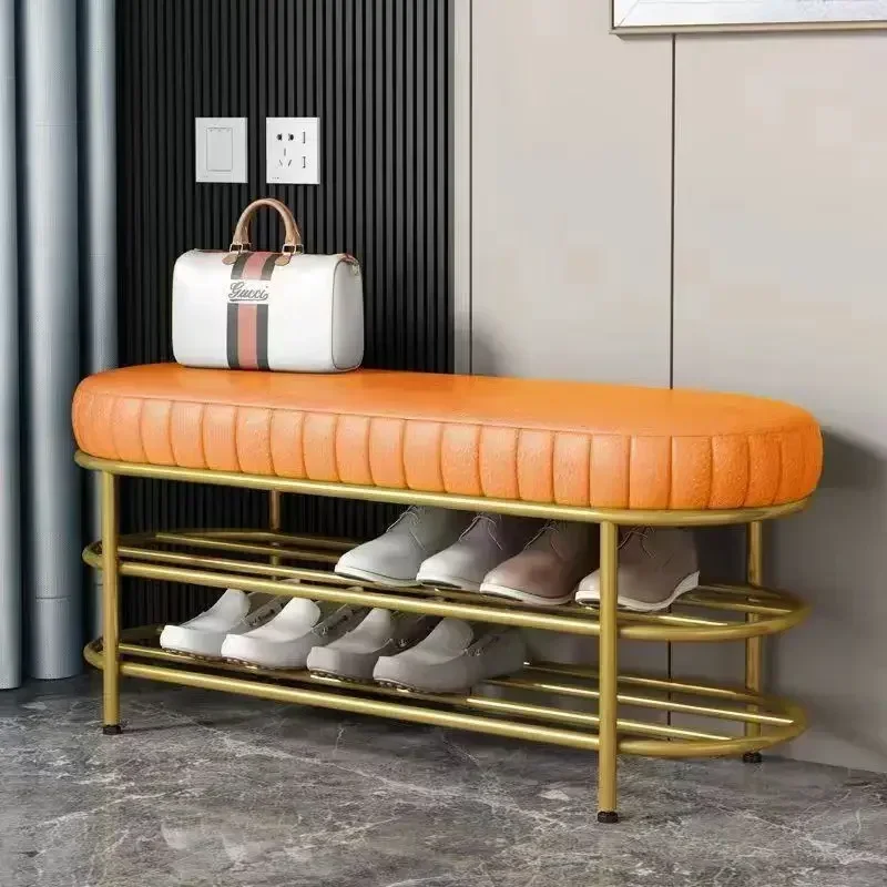 Shoes Stool At The Door of The House Entrance Stool  Sofa Stool Against The Wall Long Bench Bed End Designer Cloakroom