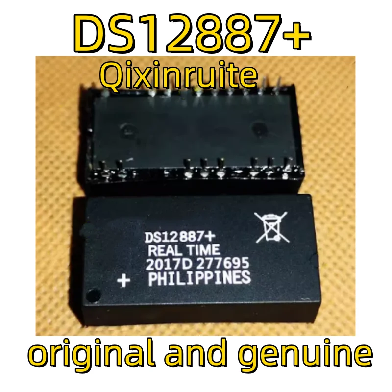 Qixinruite  Brand new original DS12887+  DS12B887 DIP-19 clock IC chip