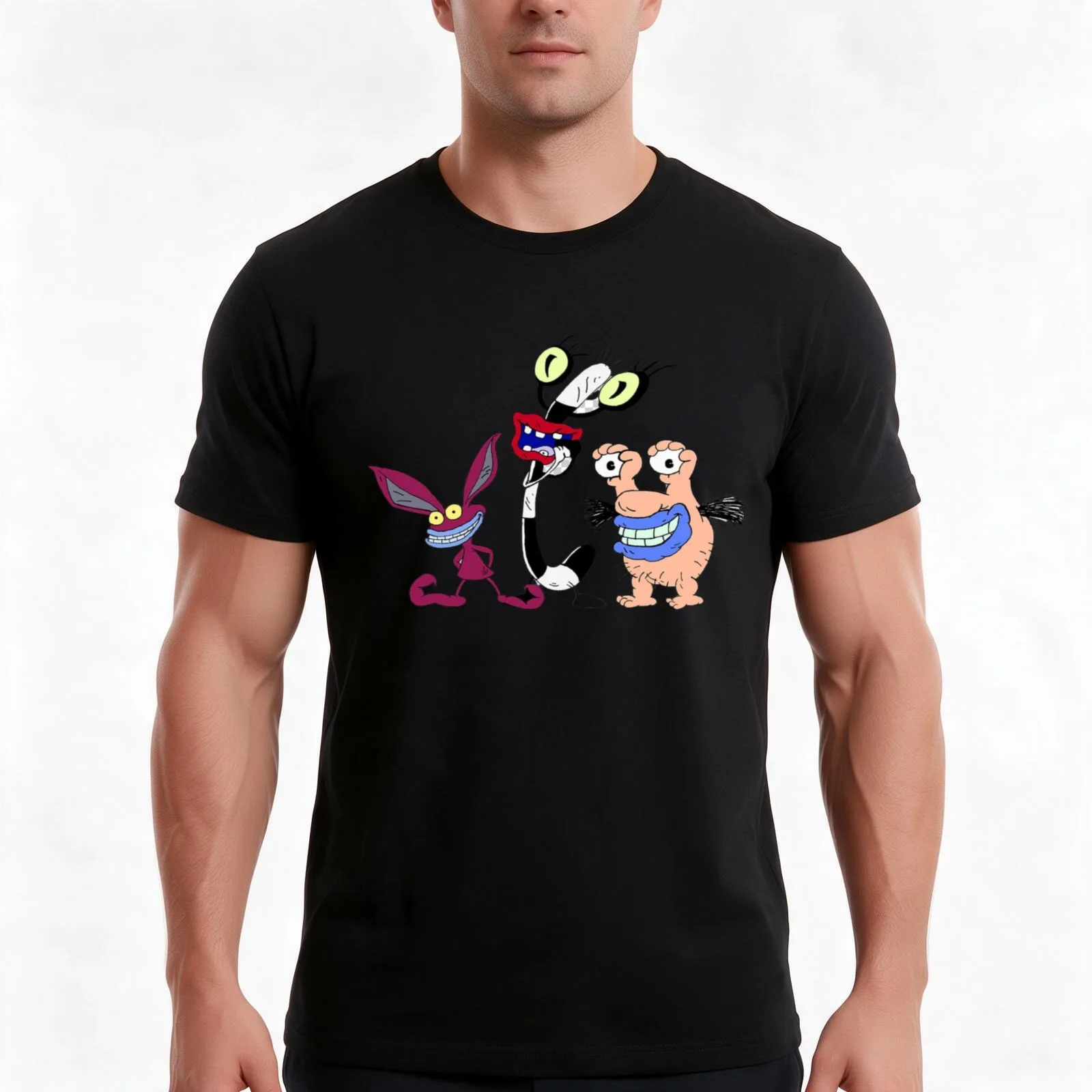 Camiseta Oblina, camiseta de algodón informal para el verano, camisetas de estilo urbano de corte amplio, estampado gráfico de estilo vintage, manga corta de corte holgado, 100 % algodón.