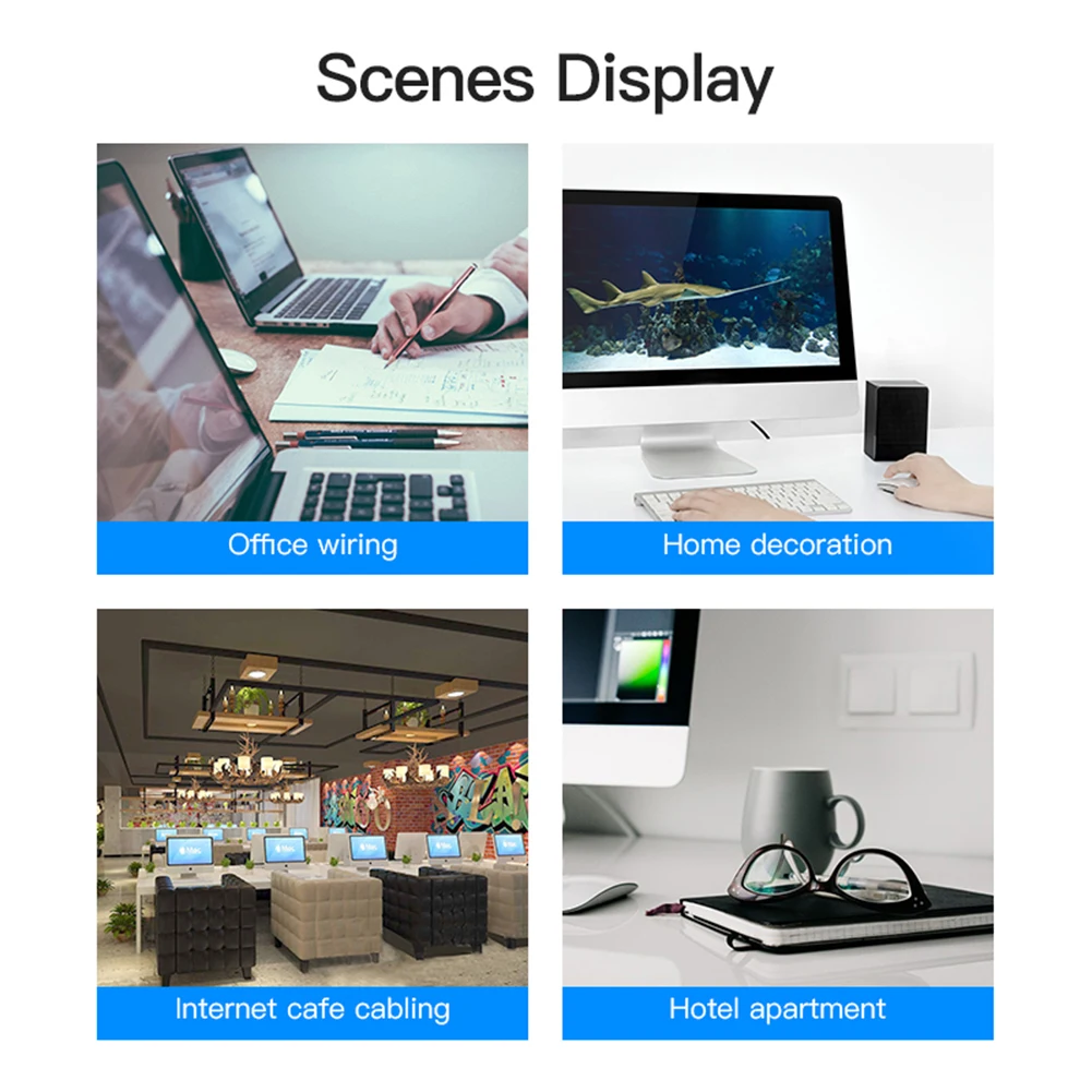 RJ45 ชายหญิง Converter 90 องศาอะแดปเตอร์ LAN Ethernet Connector
