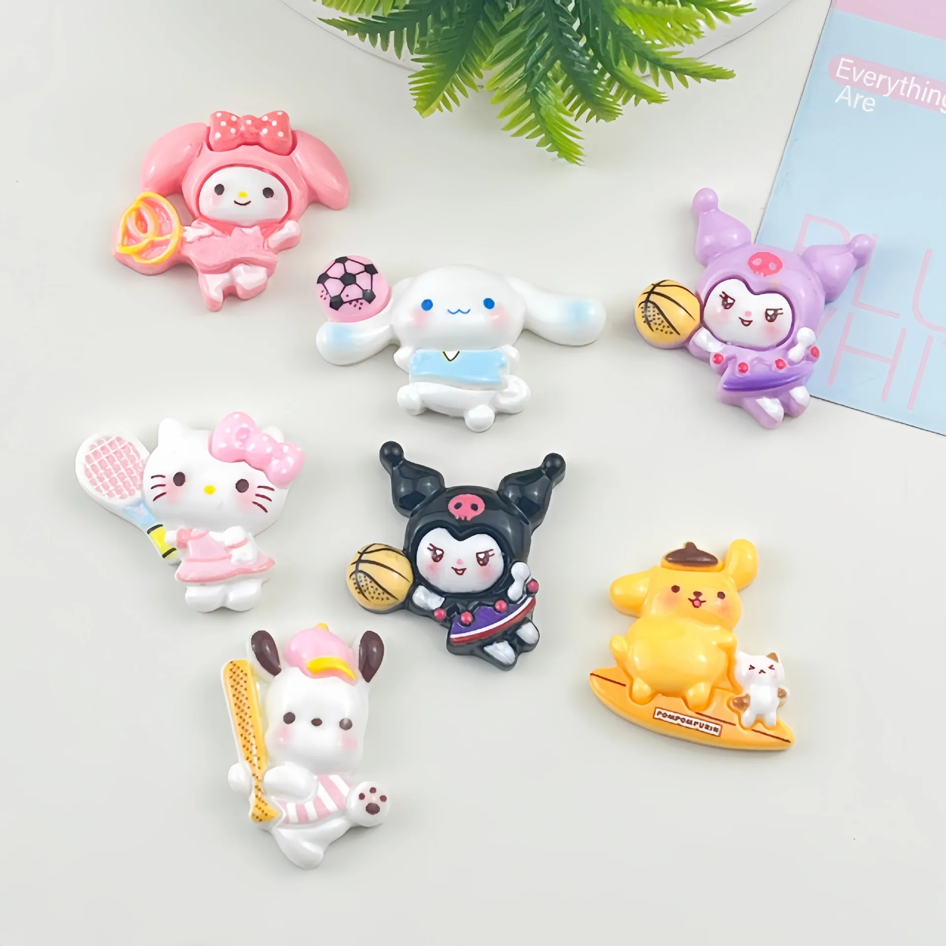 Kawaii Flatback Resin Cartoon Animal DIY for Refrigerator Scrapbook Phone Case Headwear Earring Craft Decor - view 6