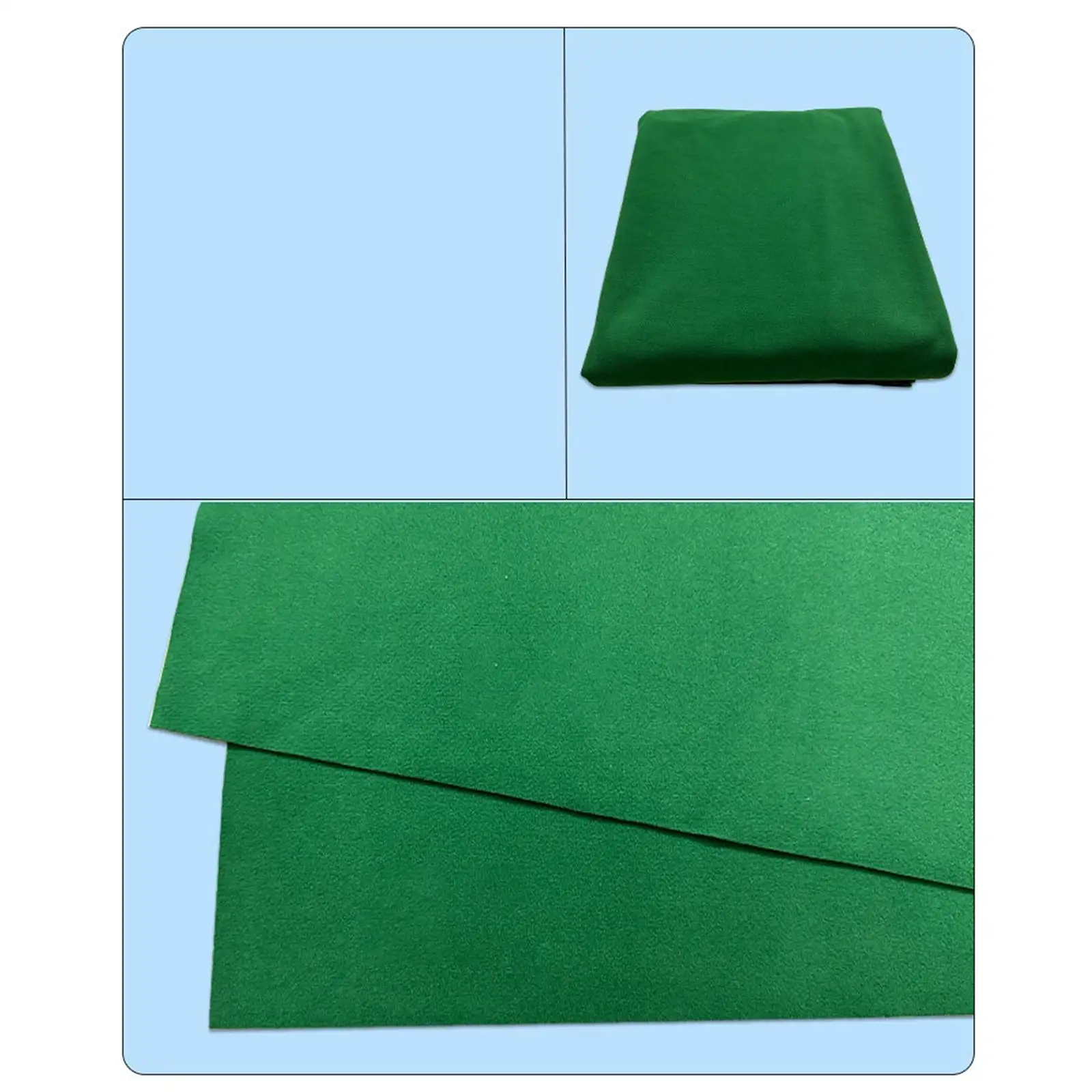 

High Performance Wear Resistant Billiard Table Cloth 9ft X 5ft Pool Table Felt for Home Club Hotel Snooker Accessories