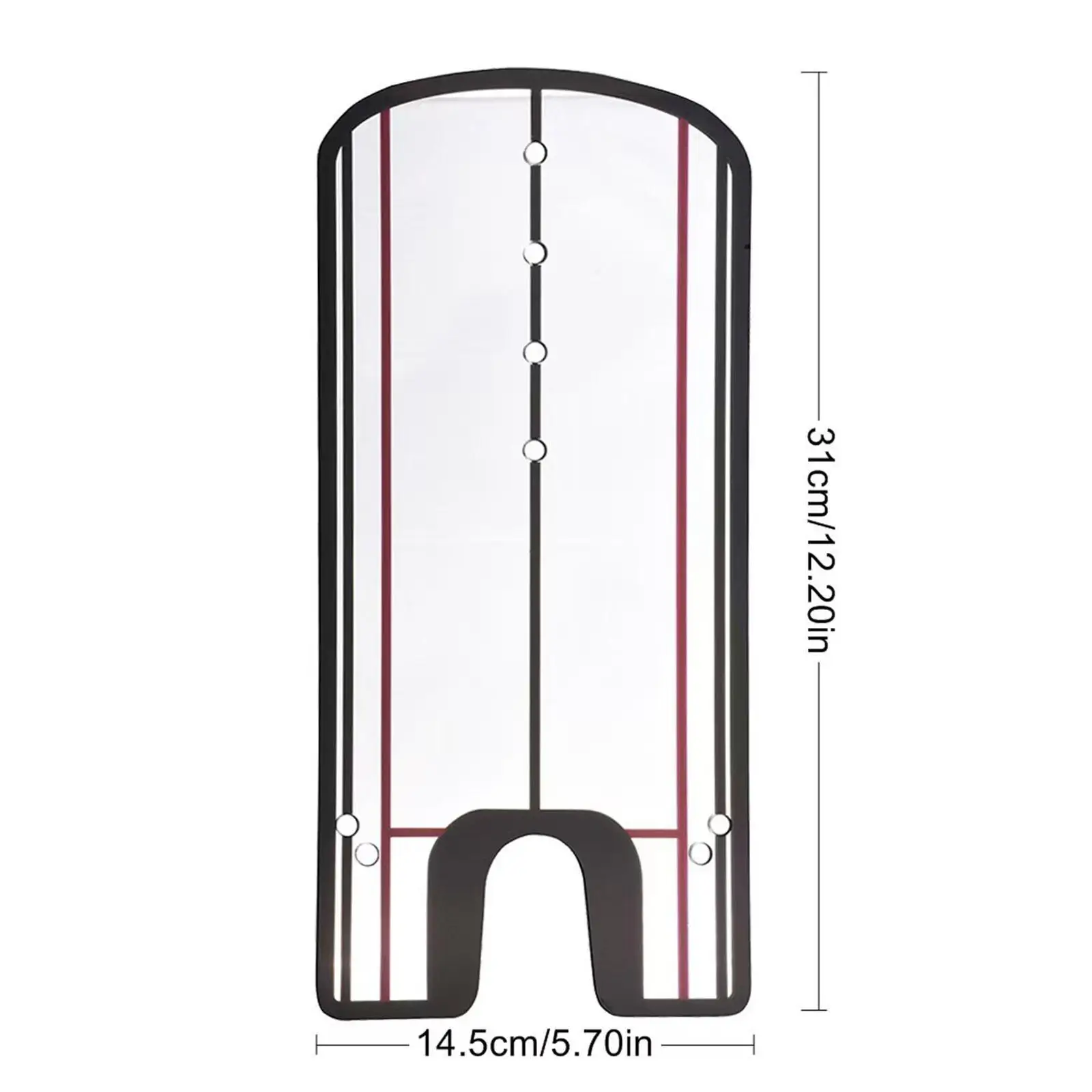 Golf Putting Mirror for Beginners Starters Improve Your Stroke Teaching Equipment Starting Line Trainer Eyeliner Putting Aid