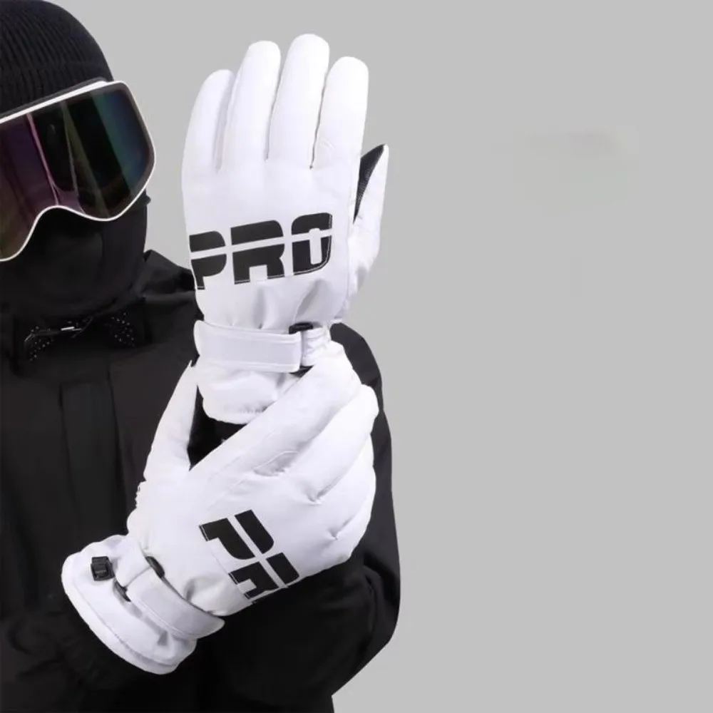 Unisex Windproof Ski Gloves Waterproof Cold-Proof Winter Gloves Light Duty Thermal Snow Gloves Winter Outdoor Sports
