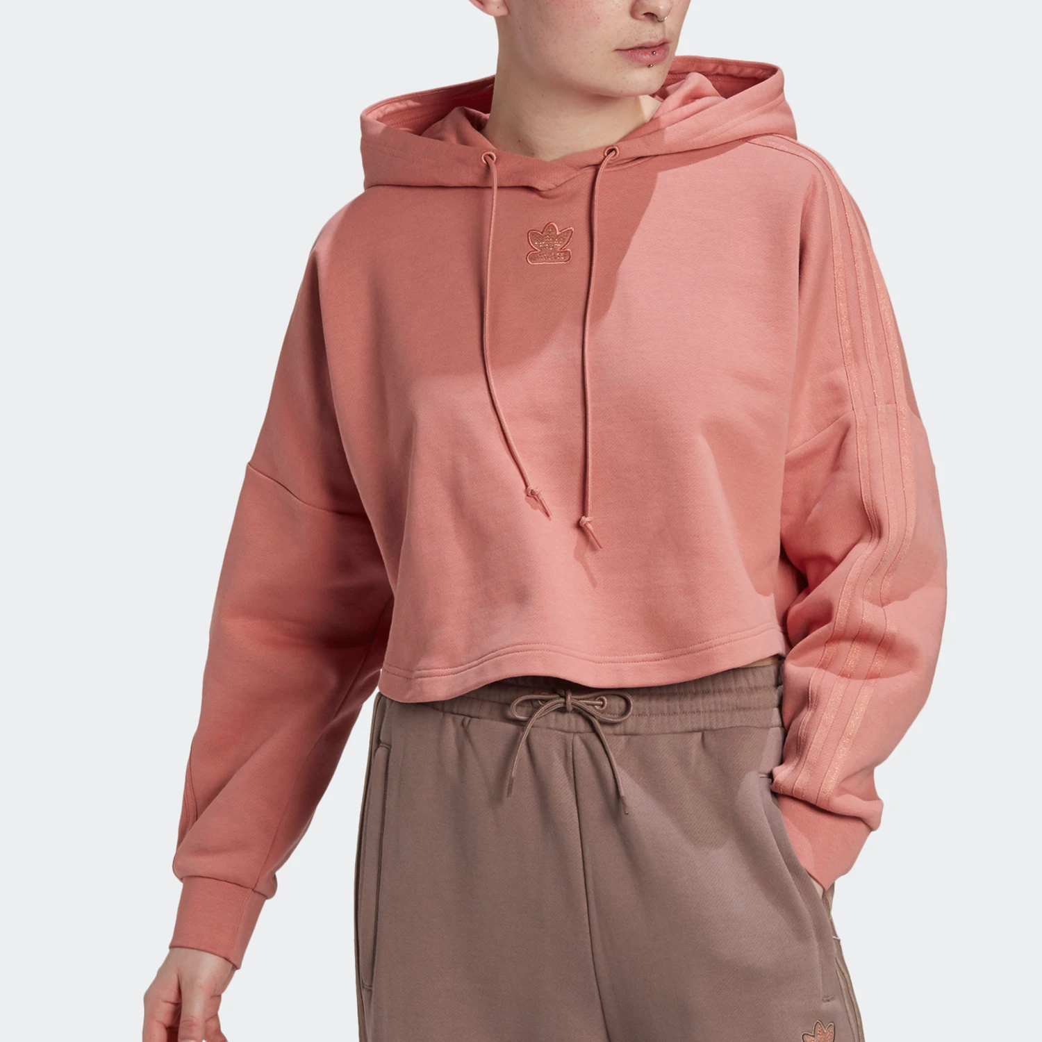 

Оригинальная женская толстовка с капюшоном Adidas Clover GM6691