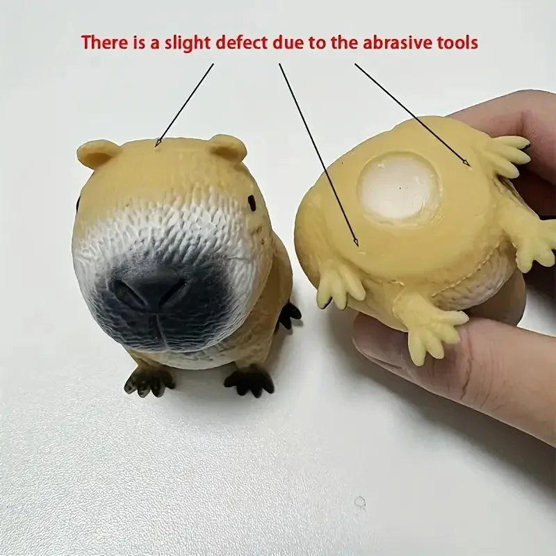 Squishy Cute Capybara Relax Toy Soft Squeezing Animal Fidget for Youngsters & Adults Halloween Christmas Holiday Party Gifts