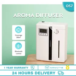 Difusor de aceites con Bluetooth de 300m3, difusor de Aroma, ambientadores para el hogar, pulverizador, dispositivo aromático de aromaterapia, aceites esenciales inteligentes